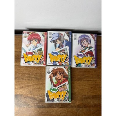 Comic Party DVD Complete Vol. 1-4 Hiroshi Yamaguchi manga anime