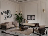 Komplette Wohnzimmer Sofa Couchtische 6Tlg Stoffsofa Beige Holz Modern