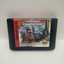 Lethal Enforcers Sega Genesis 1993 Game Cartridge KONAMI