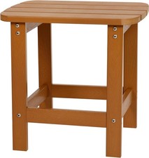 Flash Furniture Charlestown Tiered Commercial Poly Resin Adirondack Side Table