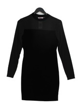 Ginger Bodycon Midi Dress S in Black