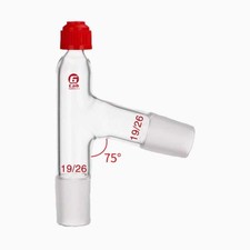 19# Glass Distillation Distilling Head Opening Adapter Connector Glassware