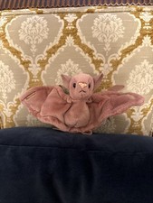 Ty Batty Brown the Bat Plush Toy 1996 PVC