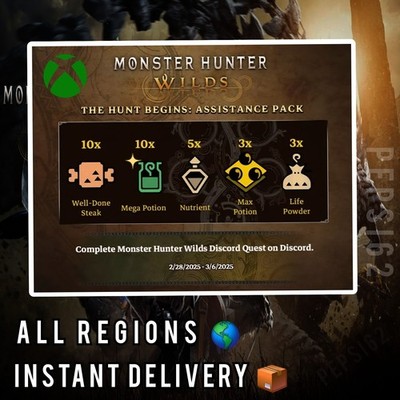 Monster Hunter Wilds   The Hunt Begins: Assistance Pack DLC XBOX   GLOBAL 