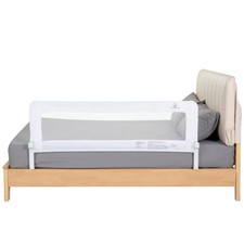 ComfyBumpy Extra Tall Toddler Bed Rail 55.5" Swing Down Guard for Twin-Queen
