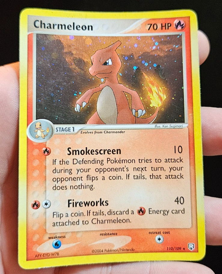 Charmeleon 110/109 Holo Secret Rare EX Team Rocket Returns Pokemon LP/MP 2706