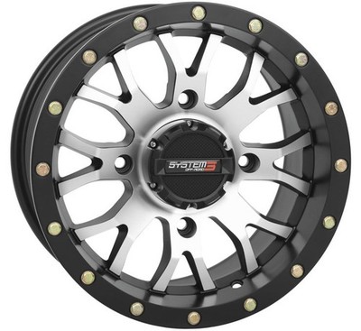 SYSTEM 3 Off-Road ST-3 Simulierte Beadlock-Räder Matt Schwarz #20S3-1156