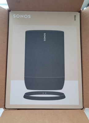 Sonos Move MOVE1US1BLK Wireless Portable Bluetooth Speaker Black NEW Open Box