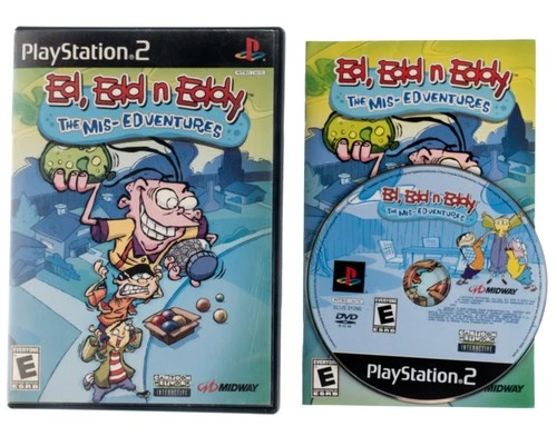 Ed, Edd n Eddy The Mis-Edventures PS2 2005 Midway Cartoon Network Complete