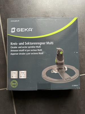GEKA  3-Arm-Kreisregner Sektorenregner Multi