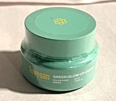 Tovegan Green Glow-Up Cream 50ml 1.69oz Vegan Korean Skincare Moisturizer