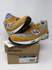 Size 12 - New Balance 991 Made In England Yellow Blue for