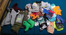 Huge 50pc Toddler Boy Clothes Shoes Bundle - Size 3T-4T Mixed Brands Some New