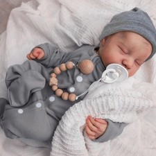 Reborn Baby Dolls Silicone Full Body 18 Inch Waterproof Realistic Newborn Baby