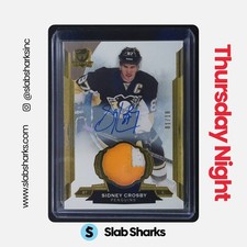 2014 UPPER DECK THE CUP #67 SIDNEY CROSBY GOLD PATCH AUTO /10