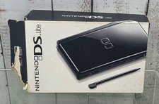 Nintendo DS Lite Jet Black Box and Manuals Only No Console C/USG-USZ