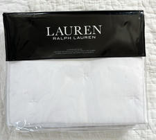 NEW Lauren Ralph Lauren Graydon Quilted Euro Sham Solid White 26  Square Tufted