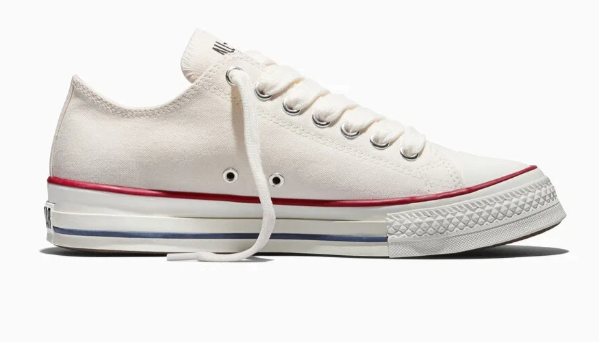 Converse Chuck Taylor All Star Throwback Low Blue Vintage White