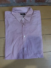 boss hugo boss shirt 42 regular fit red striped