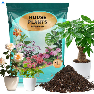 Omitgoter Potting Soil Mix 1qt for Indoor Plants, 1qt, Houseplant