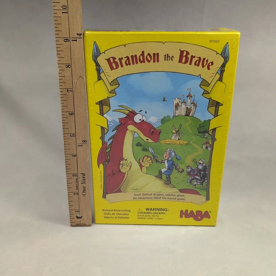 Brandon the Brave Sealed HABA 2013 Wooden Children's Kids Dragon Knight Giant - Image 2 of 4