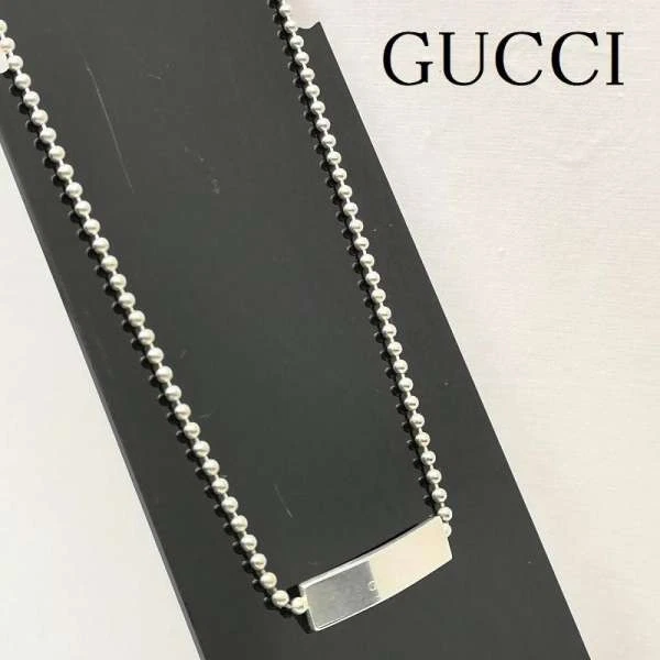 Collana Gucci catena sfera argento Sv925 Cher donna usata 10136732