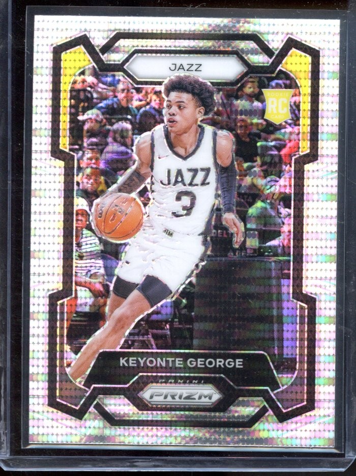 2023-24 Panini Prizm #127 Keyonte George Prizms Pulsar RC