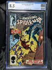 Amazing Spider-Man #265 (Marvel 1985) 1st Silver Sable CGC 8.5 WP W Grader Notes