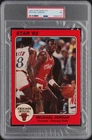 1985 STAR TEAM SUPERS 5X7 #1 MICHAEL JORDAN ROOKIE RC PSA 7