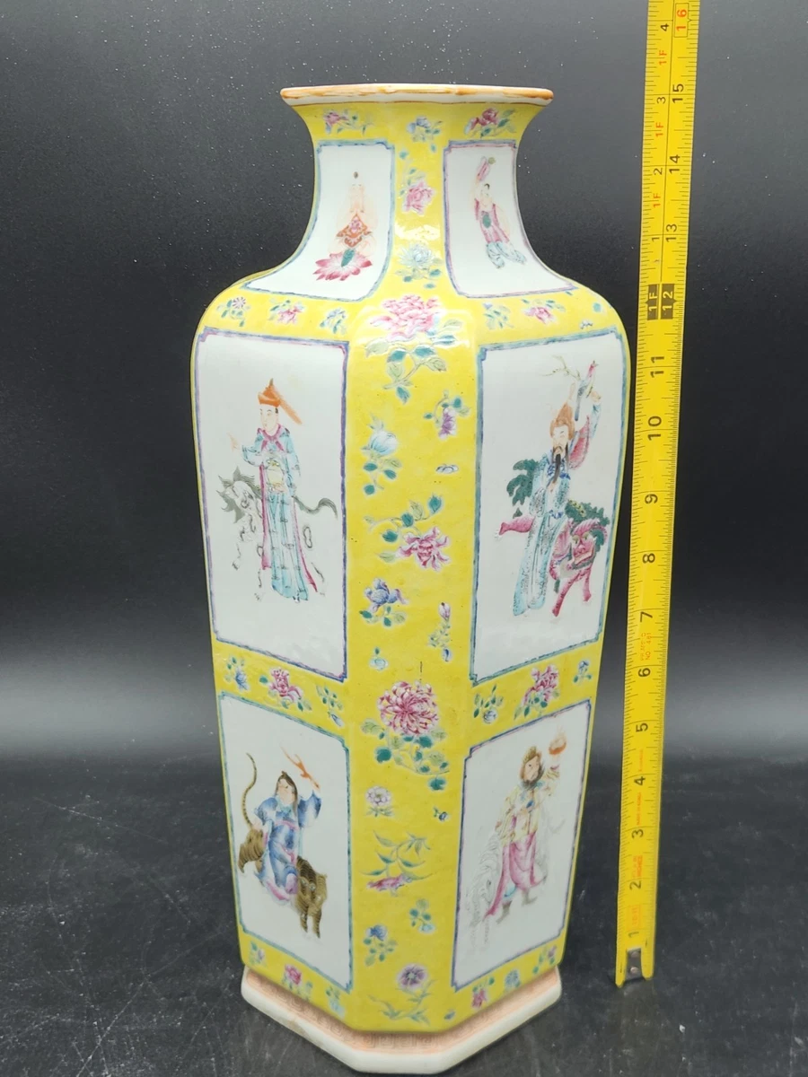 陶瓷黄色1900-1940 中国古董花瓶| eBay