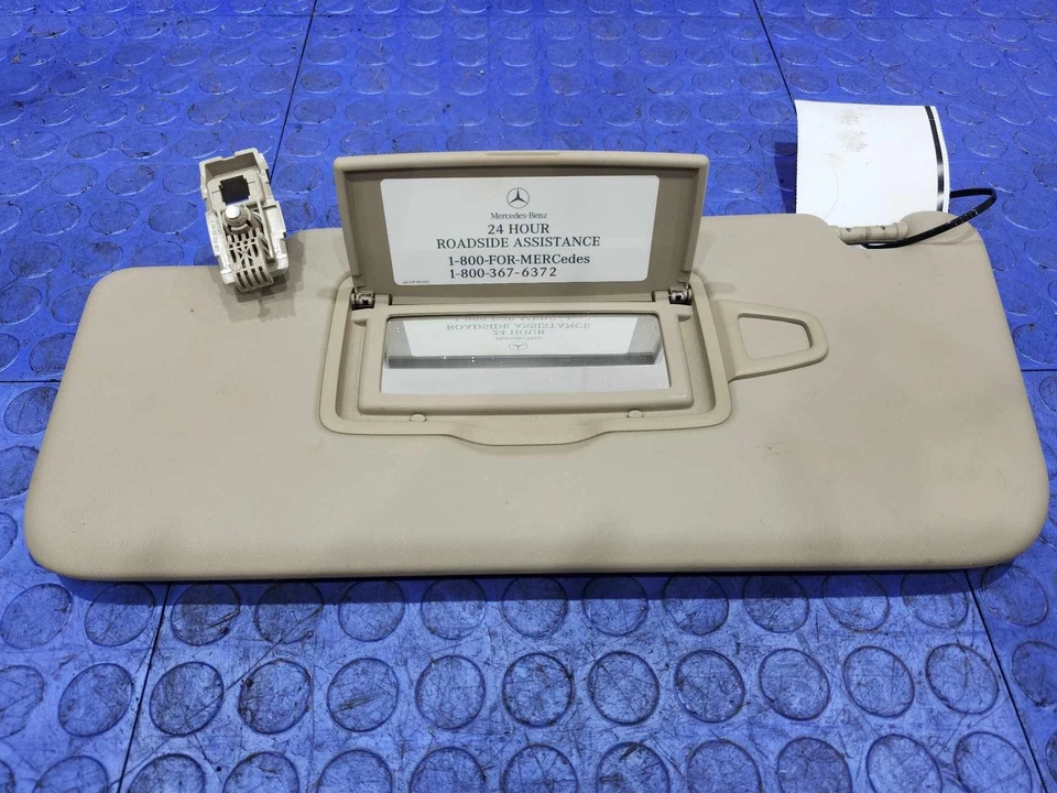 Оригинальный основной солнцезащитный козырек 12–15 Mercedes Benz ML W166 левый со стороны водителя желтовато-коричневый - Изображение 2 из 4