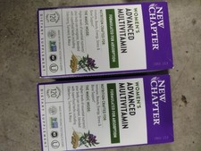  Two New Chapter Women's Advanced Multivitamin. 120 Tablets x 2 for 240 total.