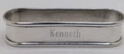 Vintage Gorham Sterling Silver Napkin Ring "Kenneth" name engraving