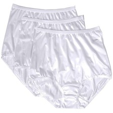 Women's High Waist Nylon Briefs 3 Pack