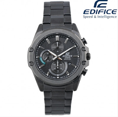 Casio Edifice EFR-S567DC-1A Men's Chronograph Black Stainless Steel Sport Watch