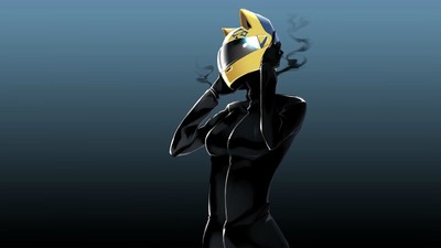 Playmat Desk Mat Anime durarara celty sturluson helmet girls