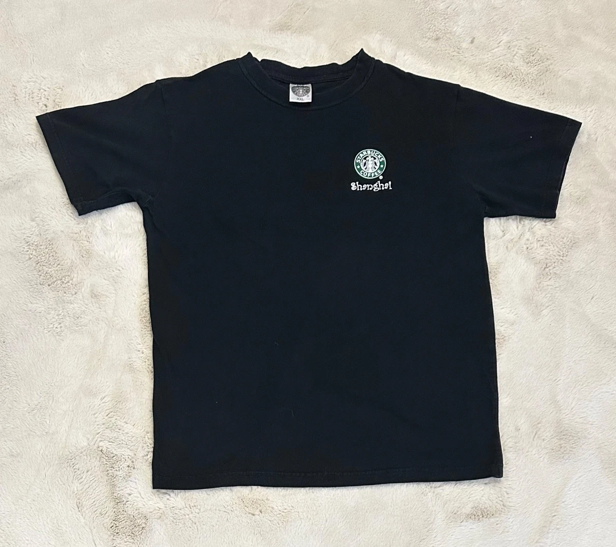 Starbucks Black Regular Shirts for Men for sale | eBay