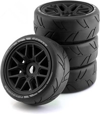 18 Rc On Road Car Tires And Wheels Rims 17mm Hex 103mm Rubber Rally Tyres For 1 18 Rc On Road Car Tires And Wheels Rims 17mm Hex 103mm Rubber Rally Tyres For 1