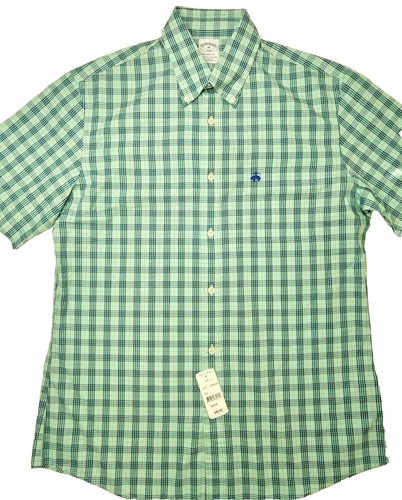 Vtg 70s 80s Five Brother Flannel Shirt Green Gold M Made In USA | eBay