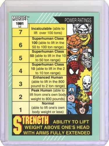 1991 Impel Marvel Universe Series II #159 Strength