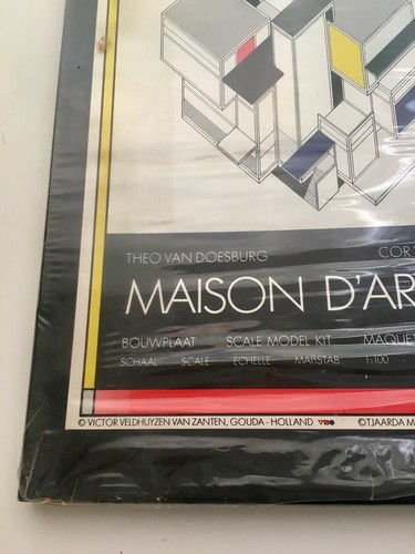1984 Maison D'Artiste Theo Von Doesburg Scale Model Kit SEALED Modern Architect - Picture 2 of 8