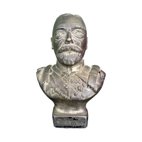 King George V Bust Silver Jubilee Souvenir Metal Miniature British Monarchy - Picture 4 of 16
