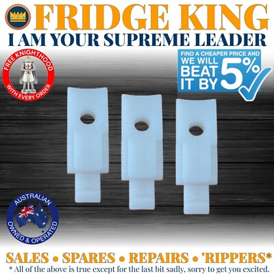 1443895 Simpson 3 PACK fridge door white handle plastic insert FITS SSM6100