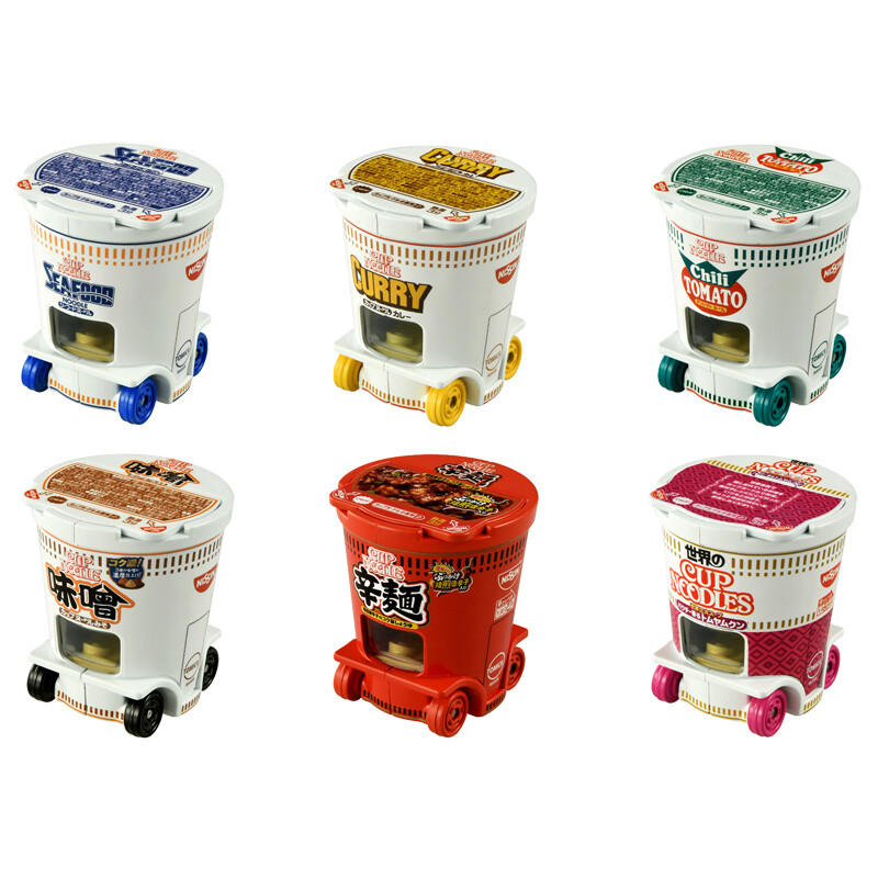 Takara Tomy Dream Tomica Cup Noodle Collection Box Set 6pcs Full Set
