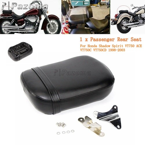 Motorcycle Passenger Pillion Rear Seat For Honda Shadow ACE VT750CD 1998-2003 - Picture 1 of 8