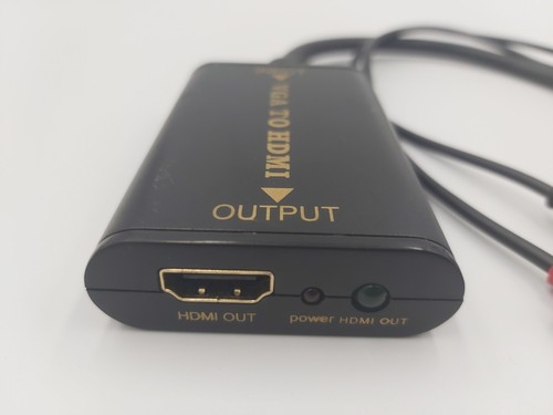 Plug-and-Play VGA mit Audio zu Full HDMI Konverter - Bild 2 von 4
