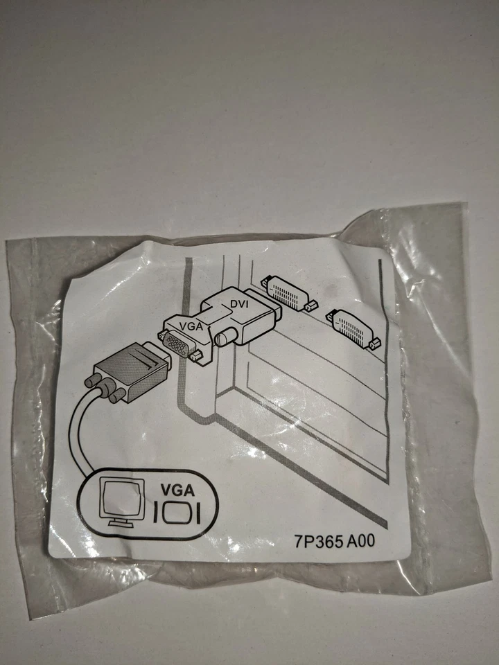 DVI-A to VGA Adapter HD15 Female VideoSingle Link DVI to VGA - Image 2 of 4