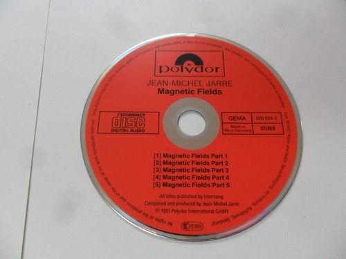 Jean Michel Jarre - Magnetic Fields (CD) West Germany Pressing / Red Face - Picture 3 of 4