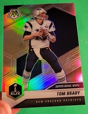 TOM BRADY 2021 Panini Mosaic #283 Super Bowl MVPs SILVER REFRACTOR LIKE Prizm $$