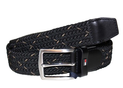 Tommy Hilfiger Denton Elastic Herren Gürtel in Flechtoptik 3,5 cm